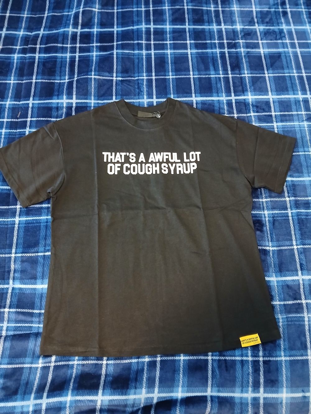 Trapstar & Awful Lot Of Cough Syrup Collab Black Tee